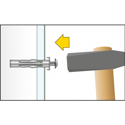 KOŁEK METALOWY DO G-K 4MM DO PŁYT 18-24MM /opk=100szt./ 9424HRM CELO (9424HRM)